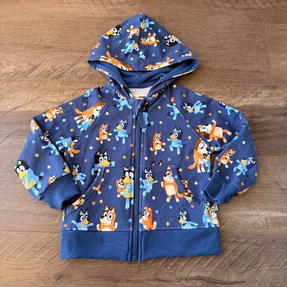 2T Little Sleepies Bluey Hoodie